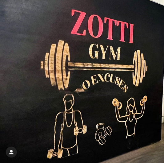 Home Gym Sign